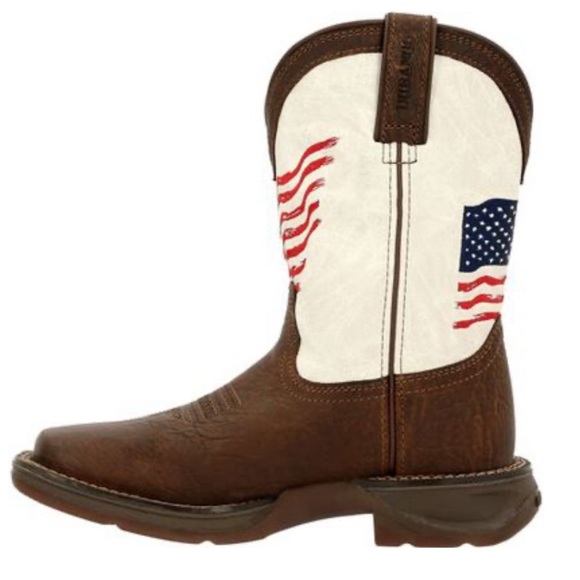 Lil' Rebel™ by Durango® Little Kids Distressed Flag Western Boot - Picture 5 of 15